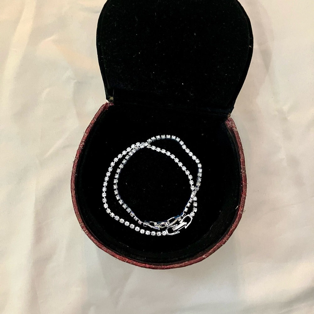 Swarovski Crystal Tennis Bracelets - Silver Tone - Picture 2 of 6